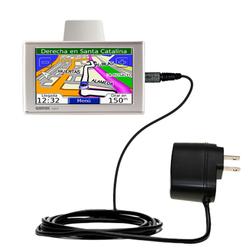 Gomadic Rapid Wall / AC Charger for the Garmin Nuvi 660 - Brand w/ TipExchange Technology