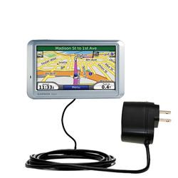Gomadic Rapid Wall / AC Charger for the Garmin Nuvi 710 - Brand w/ TipExchange Technology
