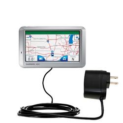 Gomadic Rapid Wall / AC Charger for the Garmin Nuvi 750 - Brand w/ TipExchange Technology