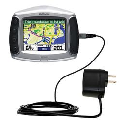 Gomadic Rapid Wall / AC Charger for the Garmin Zumo 400 - Brand w/ TipExchange Technology