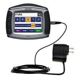 Gomadic Rapid Wall / AC Charger for the Garmin Zumo 450 - Brand w/ TipExchange Technology