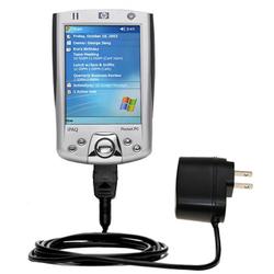 Gomadic Rapid Wall / AC Charger for the HP iPAQ h2200 - Brand w/ TipExchange Technology