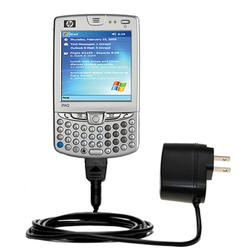 Gomadic Rapid Wall / AC Charger for the HP iPAQ hw6515 - Brand w/ TipExchange Technology
