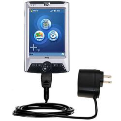 Gomadic Rapid Wall / AC Charger for the HP iPAQ rx3115 - Brand w/ TipExchange Technology