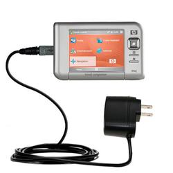Gomadic Rapid Wall / AC Charger for the HP iPAQ rx4200 - Brand w/ TipExchange Technology