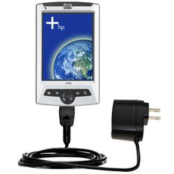 Gomadic Rapid Wall / AC Charger for the HP iPAQ rz1700 - Brand w/ TipExchange Technology