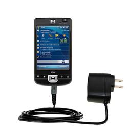 Gomadic Rapid Wall / AC Charger for the HP iPaq 210 - Brand w/ TipExchange Technology