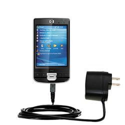 Gomadic Rapid Wall / AC Charger for the HP iPaq 211 - Brand w/ TipExchange Technology
