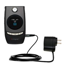 Gomadic Rapid Wall / AC Charger for the HTC 3100 - Brand w/ TipExchange Technology