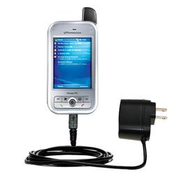 Gomadic Rapid Wall / AC Charger for the HTC 6700Q Qwest - Brand w/ TipExchange Technology