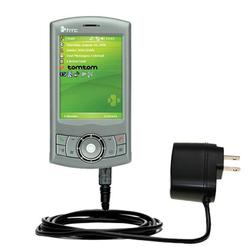Gomadic Rapid Wall / AC Charger for the HTC P3300 - Brand w/ TipExchange Technology