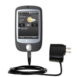 Gomadic Rapid Wall / AC Charger for the HTC P3450 - Brand w/ TipExchange Technology