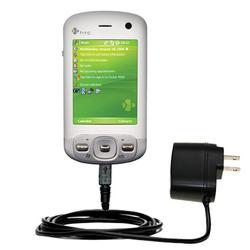 Gomadic Rapid Wall / AC Charger for the HTC P3600 - Brand w/ TipExchange Technology