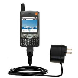 Gomadic Rapid Wall / AC Charger for the Handspring Treo 600 - Brand w/ TipExchange Technology