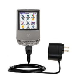 Gomadic Rapid Wall / AC Charger for the Handspring Treo 90 - Brand w/ TipExchange Technology