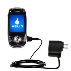 Gomadic Rapid Wall / AC Charger for the Helio HERO - Brand w/ TipExchange Technology