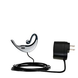 Gomadic Rapid Wall / AC Charger for the Jabra BT500 - Brand w/ TipExchange Technology