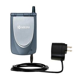 Gomadic Rapid Wall / AC Charger for the Kyocera 7135 - Brand w/ TipExchange Technology