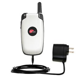 Gomadic Rapid Wall / AC Charger for the Kyocera KX9D - Brand w/ TipExchange Technology