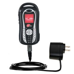 Gomadic Rapid Wall / AC Charger for the Kyocera Switch Back - Brand w/ TipExchange Technology