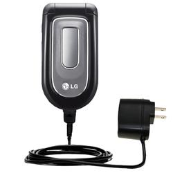 Gomadic Rapid Wall / AC Charger for the LG 3450 - Brand w/ TipExchange Technology