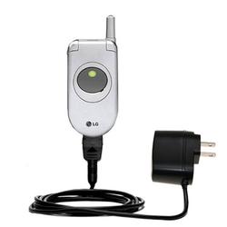 Gomadic Rapid Wall / AC Charger for the LG C1300i - Brand w/ TipExchange Technology