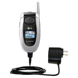 Gomadic Rapid Wall / AC Charger for the LG CG300 - Brand w/ TipExchange Technology