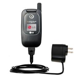 Gomadic Rapid Wall / AC Charger for the LG CU400 - Brand w/ TipExchange Technology