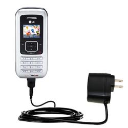 Gomadic Rapid Wall / AC Charger for the LG EnV - Brand w/ TipExchange Technology