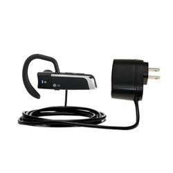 Gomadic Rapid Wall / AC Charger for the LG HBM-300 - Brand w/ TipExchange Technology