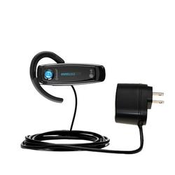 Gomadic Rapid Wall / AC Charger for the LG HBM-500 - Brand w/ TipExchange Technology