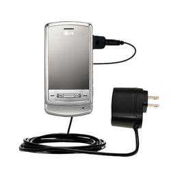 Gomadic Rapid Wall / AC Charger for the LG KG970 Shine - Brand w/ TipExchange Technology
