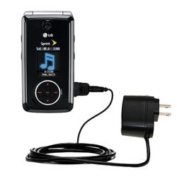 Gomadic Rapid Wall / AC Charger for the LG LX570 / LX-570 - Brand w/ TipExchange Technology