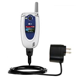 Gomadic Rapid Wall / AC Charger for the LG VX5200 - Brand w/ TipExchange Technology