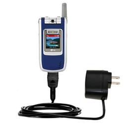 Gomadic Rapid Wall / AC Charger for the LG VX7000 - Brand w/ TipExchange Technology