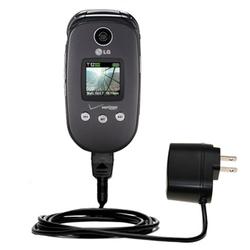Gomadic Rapid Wall / AC Charger for the LG VX8350 - Brand w/ TipExchange Technology