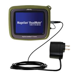 Gomadic Rapid Wall / AC Charger for the Magellan Crossover GPS 2500T - Brand w/ TipExchange Technolo