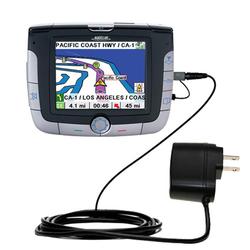 Gomadic Rapid Wall / AC Charger for the Magellan Roadmate 3000T - Brand w/ TipExchange Technology