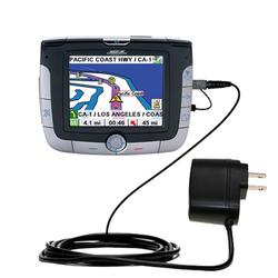Gomadic Rapid Wall / AC Charger for the Magellan Roadmate 3050T - Brand w/ TipExchange Technology