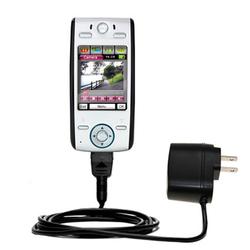 Gomadic Rapid Wall / AC Charger for the Motorola E680 - Brand w/ TipExchange Technology