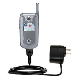 Gomadic Rapid Wall / AC Charger for the Motorola E815 - Brand w/ TipExchange Technology