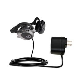 Gomadic Rapid Wall / AC Charger for the Motorola Headset BT820 - Brand w/ TipExchange Technology