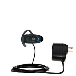 Gomadic Rapid Wall / AC Charger for the Motorola Headset H3 - Brand w/ TipExchange Technology