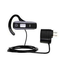 Gomadic Rapid Wall / AC Charger for the Motorola Headset H550 - Brand w/ TipExchange Technology