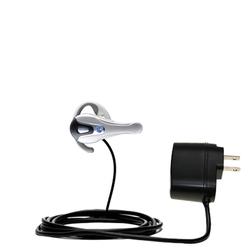 Gomadic Rapid Wall / AC Charger for the Motorola Headset HS801 - Brand w/ TipExchange Technology