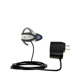 Gomadic Rapid Wall / AC Charger for the Motorola Headset HS820 - Brand w/ TipExchange Technology