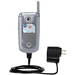 Gomadic Rapid Wall / AC Charger for the Motorola Hollywood E816 - Brand w/ TipExchange Technology