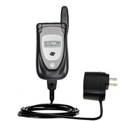 Gomadic Rapid Wall / AC Charger for the Motorola i455 - Brand w/ TipExchange Technology