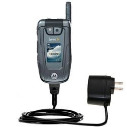 Gomadic Rapid Wall / AC Charger for the Motorola ic902 - Brand w/ TipExchange Technology