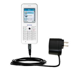Gomadic Rapid Wall / AC Charger for the Netgear Skype Phone SPH101 - Brand w/ TipExchange Technology